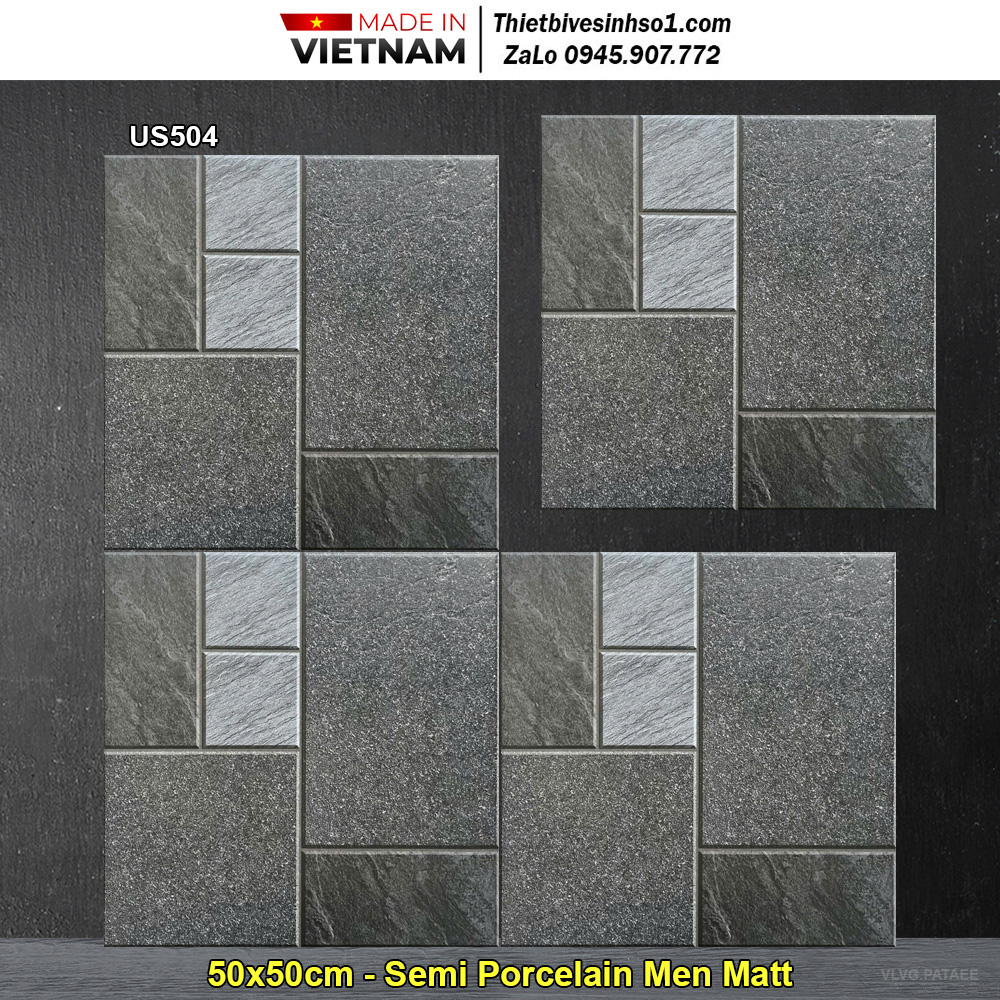 Gạch 50x50 Viglacera US504 Lát Sân