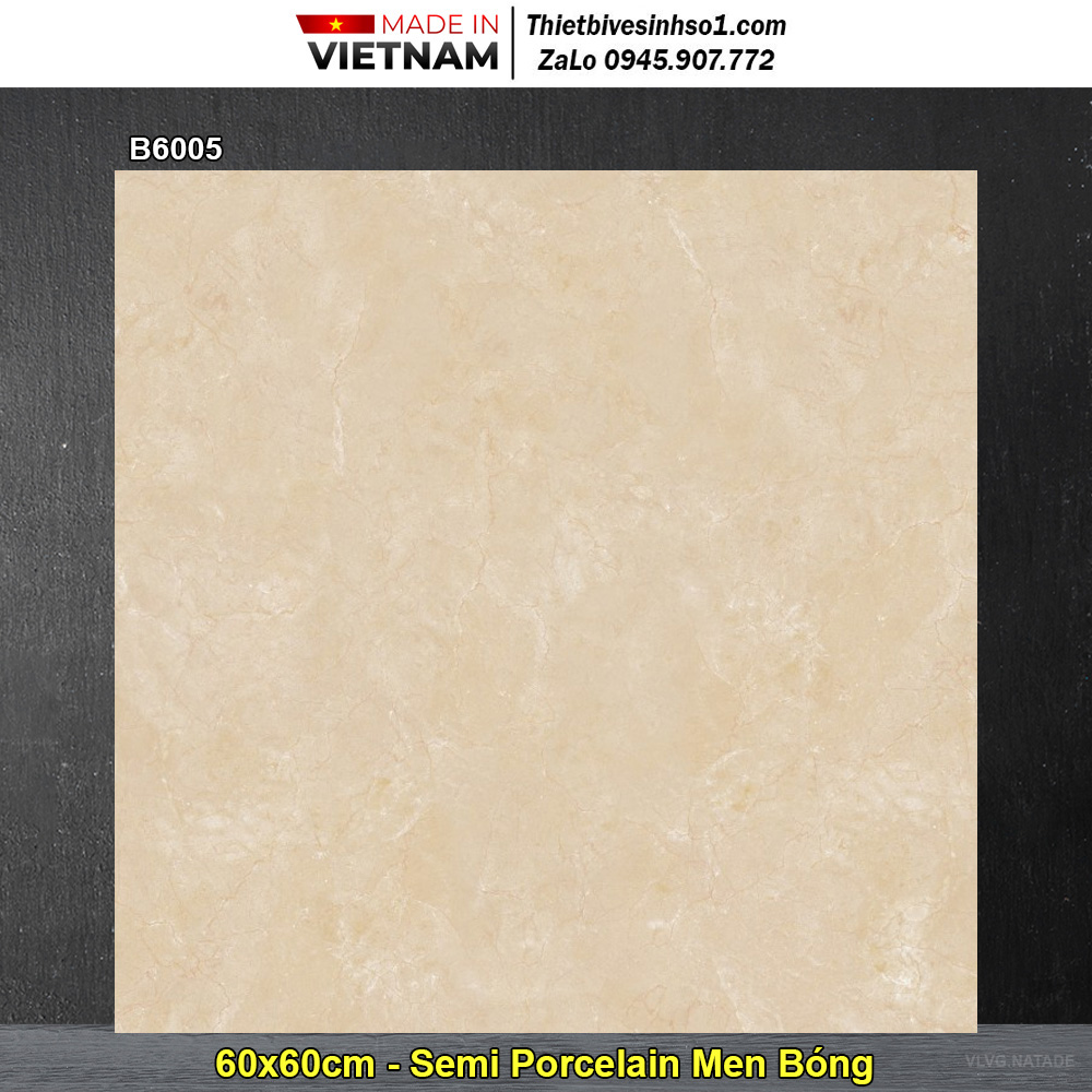 Gạch 60x60 Viglacera B6005 Vân Vàng Gạch 60x60 Viglacera B6005 Vân Vàng