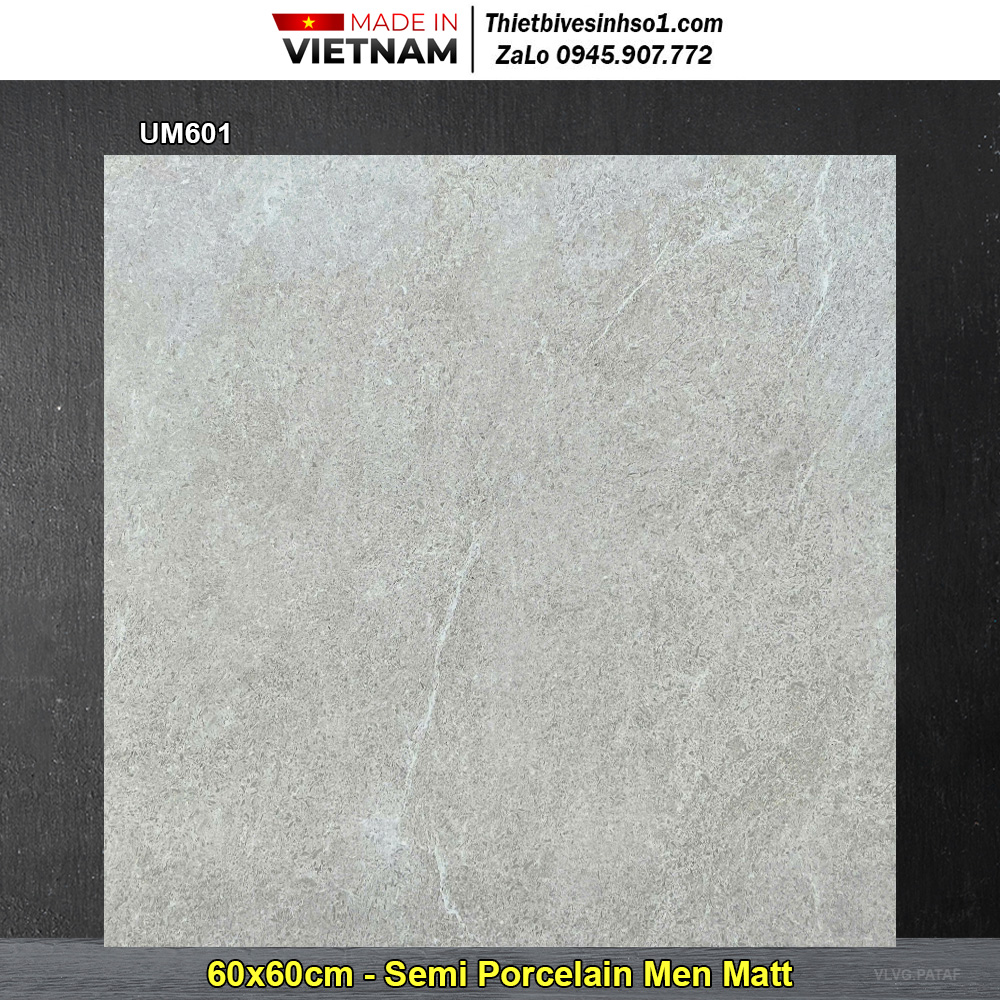 Gạch 60x60 Viglacera UM601 Vân Xám