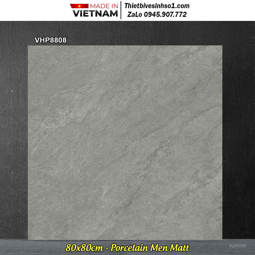 Gạch 80x80 Viglacera VHP8808 Vân Xi Măng