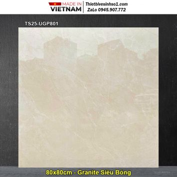 Gạch 80x80 Viglacera TS25-UGP801 Vân Đá Vàng