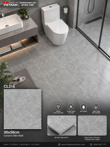 Gạch 30x30 Viglacera CL316