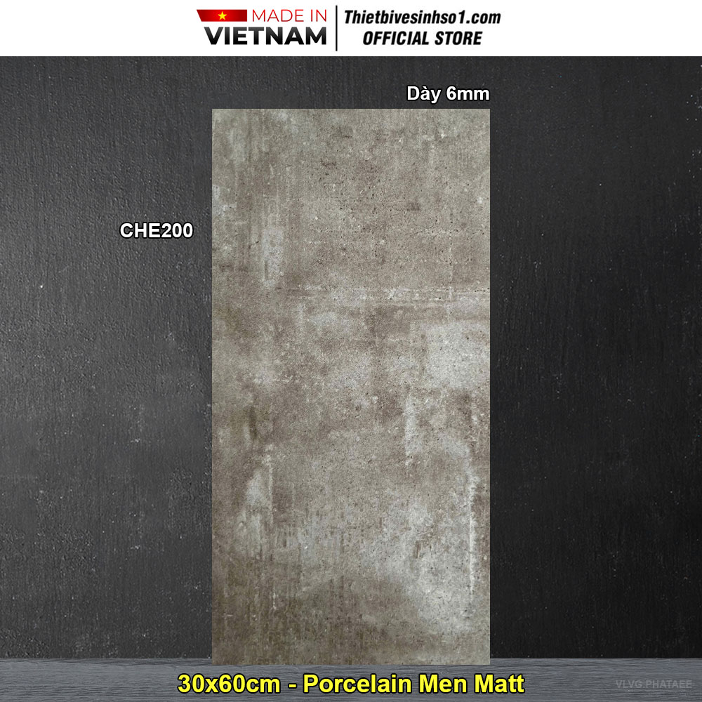 Gạch 30x60 Viglacera CHE200 Nâu Loang
