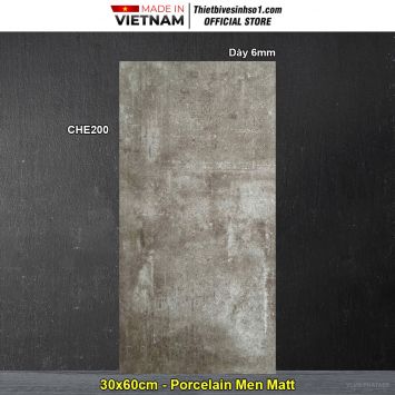 Gạch 30x60 Viglacera CHE200 Nâu Loang