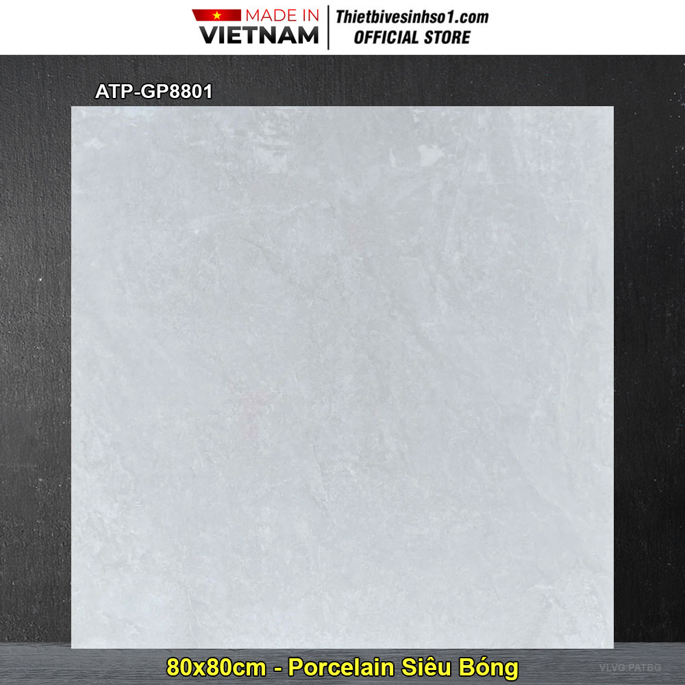 Gạch 80x80 Viglacera ATP-GP8801 Vân Đá Sáng