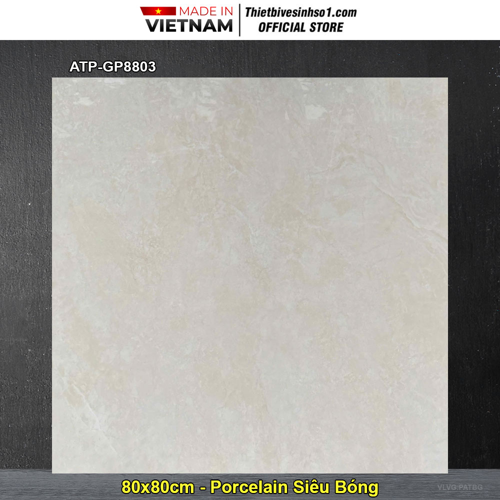 Gạch 80x80 Viglacera ATP-GP8803 Vân Vàng