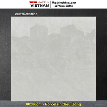 Gạch 80x80 Viglacera VHP26-GP8803 Vàng Xám