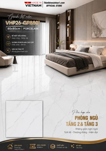 Gạch 80x80 Viglacera VHP26-GP8801
