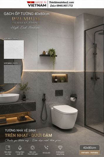 Gạch 40x80 Viglacera VHP4806-VHP4805