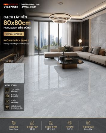 Gạch 80x80 Viglacera VHP26-GP8806