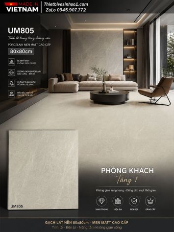 Gạch 80x80 Viglacera UM805