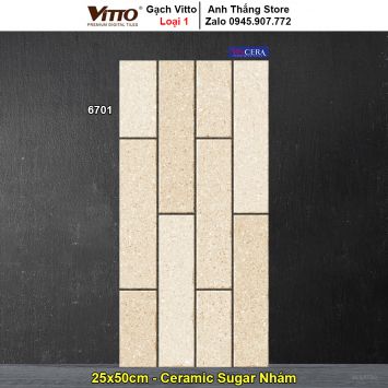 Gạch Ốp Trang Trí 25x50 Vitto 6701