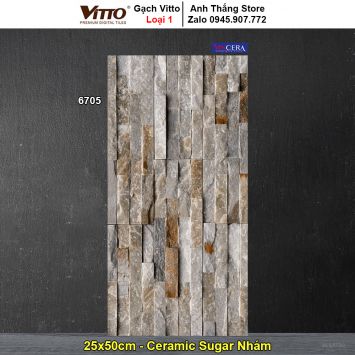 Gạch Ốp Trang Trí 25x50 Vitto 6705