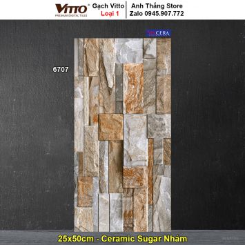 Gạch Ốp Trang Trí 25x50 Vitto 6707