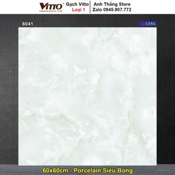 Gạch 60x60 Vitto 8041 Vân Xanh Ngọc