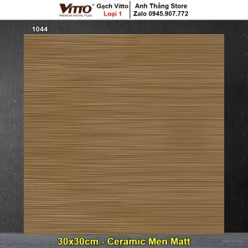 Gạch 30x30 Vitto 1044 Sọc Nâu Cà Phê