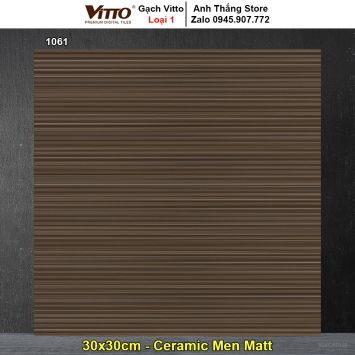 Gạch 30x30 Vitto 1061 Sọc Nâu