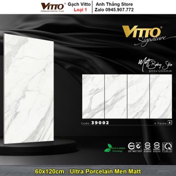 Gạch 60x120 Vitto 39002 Trắng Khói