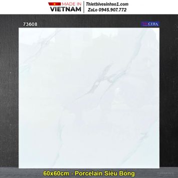 Gạch 60x60 Vitto 73608 Trắng Khói