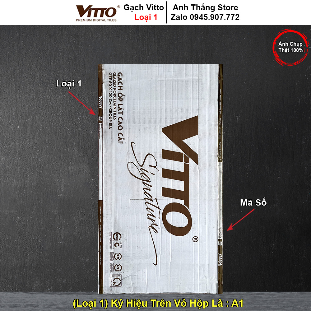 Vỏ Hộp Gạch 60x120 Vitto Loại 1