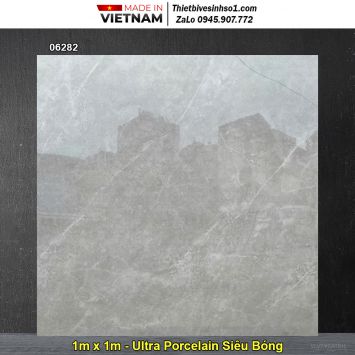 Gạch 1m x 1m Vitto 06282 Vân Ghi Xám