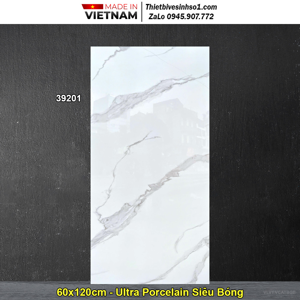 Gạch 60x120 Vitto 39201 Trắng Khói
