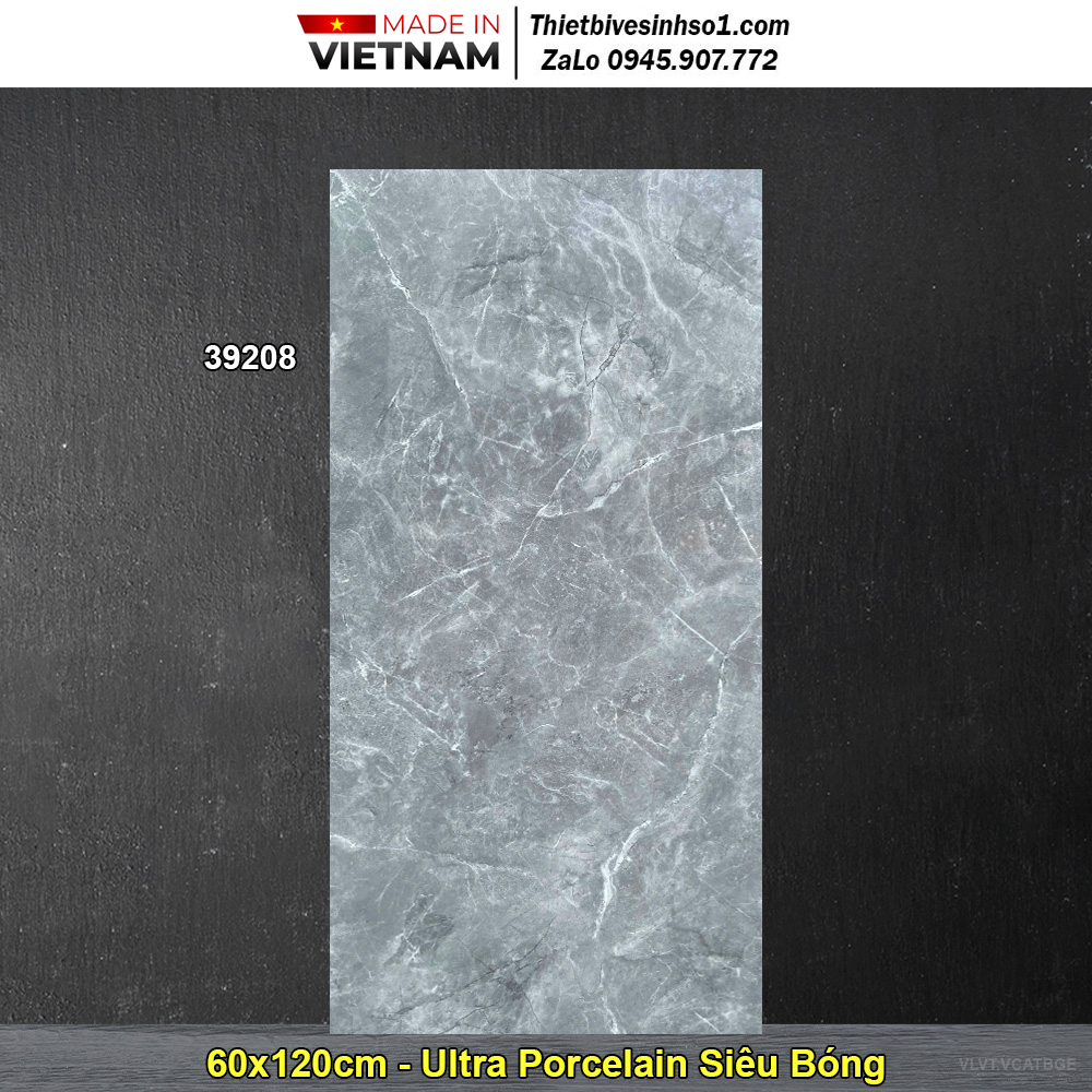 Gạch 60x120 Vitto 39208 Đá Ghi Xám