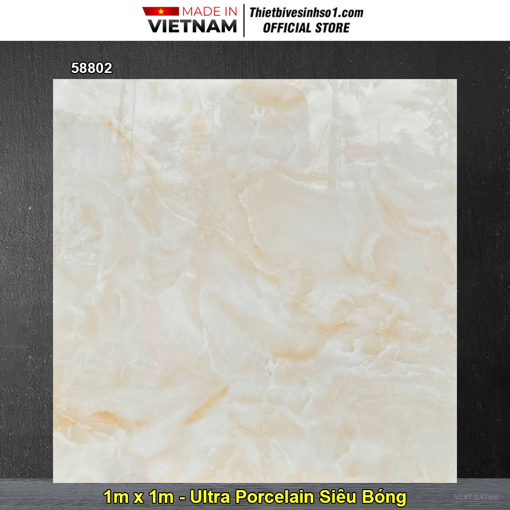 Gạch 1m x 1m Vitto 58802 Vân Vàng