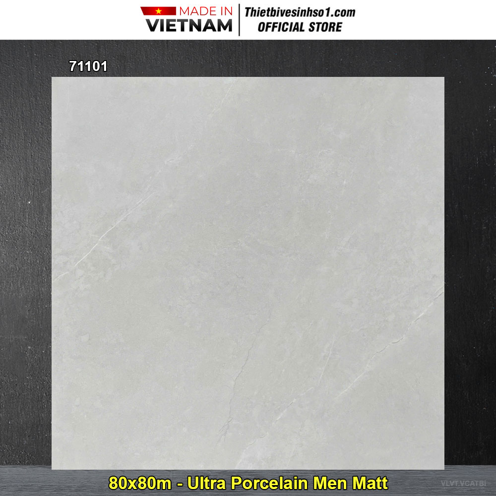 Gạch 80x80 Vitto 71101 Vân Xám