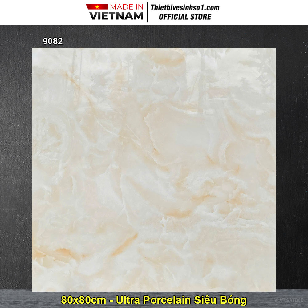 Gạch 80x80 Vitto 9082 Vân Vàng