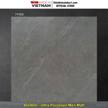 Gạch 80x80 Vitto 71102 Vân Ghi Xám