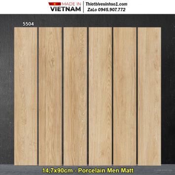 Gạch Giả Gỗ 15x90 Á Mỹ 5504