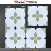 Gạch Bông Men 30x30 Á Mỹ 6572