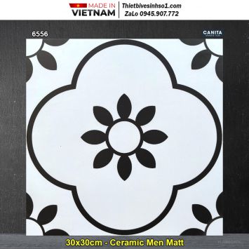 Gạch Bông Men 30x30 Á Mỹ 6556