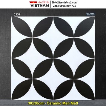 Gạch Bông Men 30x30 Á Mỹ 6557