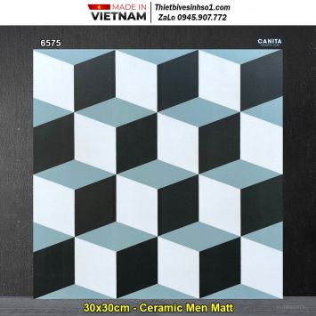 Gạch Bông Men 30x30 Á Mỹ 6575