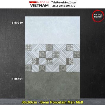 Gạch 30x60 Á Mỹ SM5591-SM5589