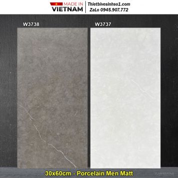 Gạch 30x60 Á Mỹ W3738-W3737