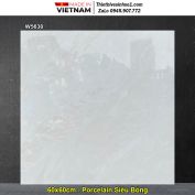 Gạch 60x60 Á Mỹ W5638 Trắng Vàng
