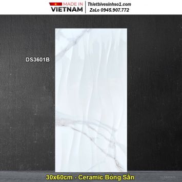 Gạch 30x60 Việt Nam DS3601B Trắng Khói