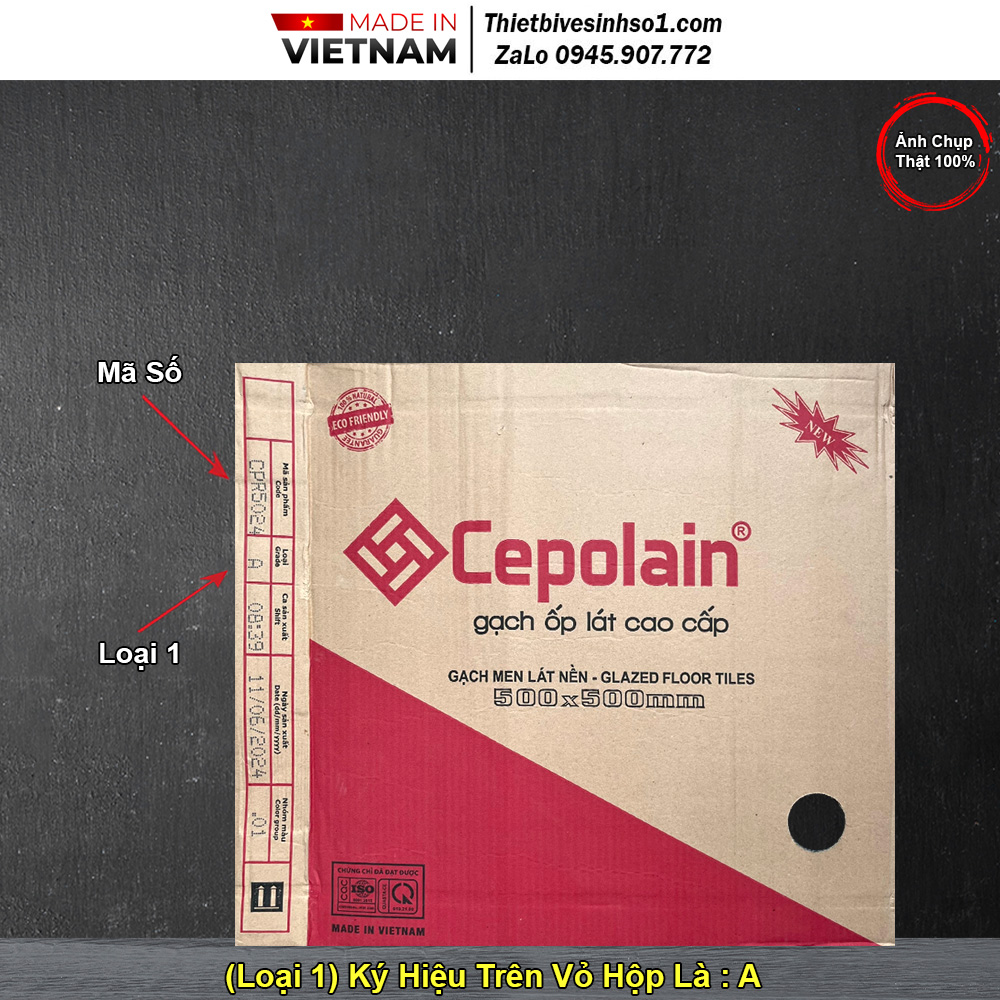 Vỏ Hộp Gạch 50x50 Cepolain Loại 1