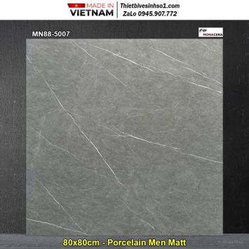 Gạch 80x80 Nice MN88-5007 Vân Đá Ghi