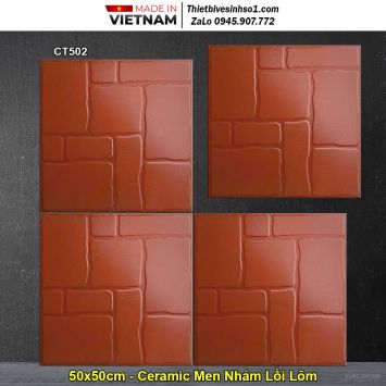 Gạch 50x50 Nice CT502 Đỏ Cotto