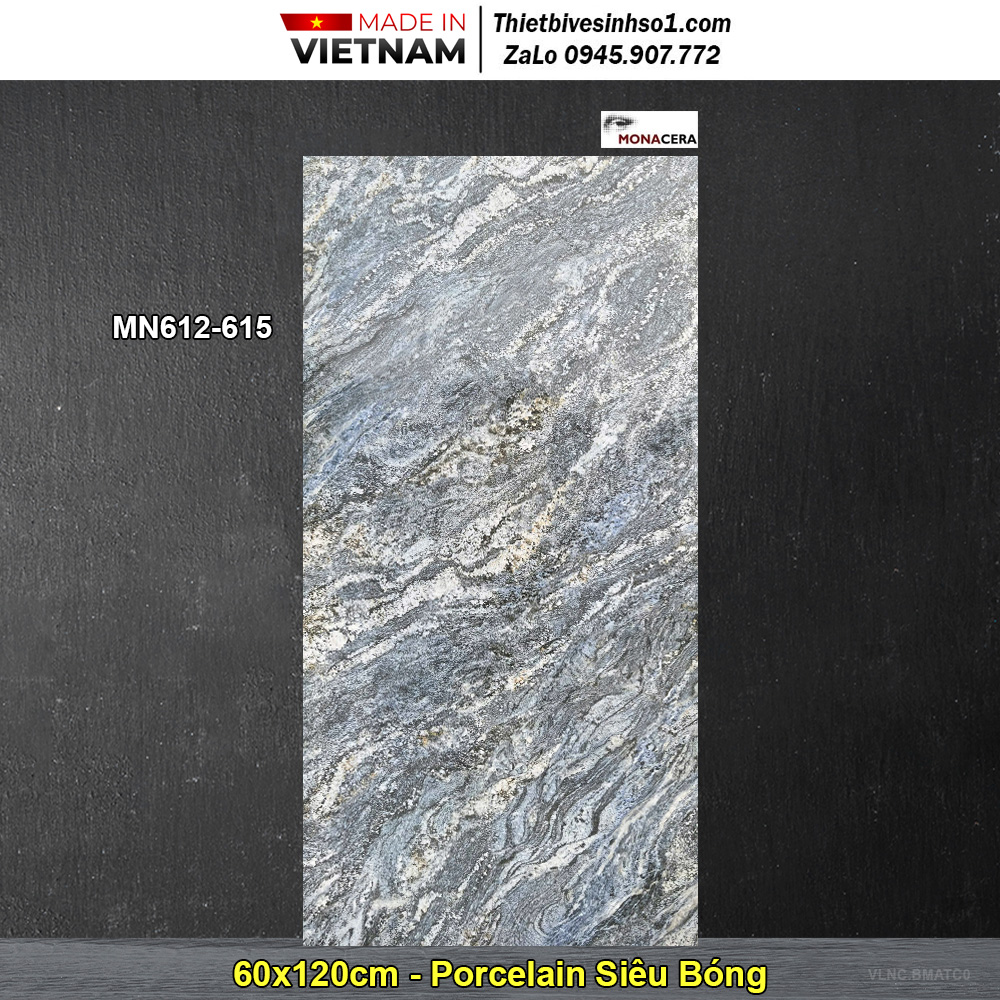 Gạch 60x120 Nice MN612-615 Vân Đá Xanh