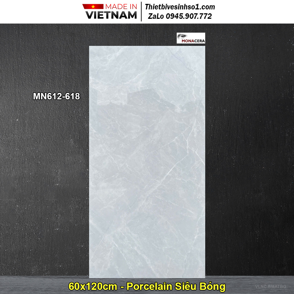 Gạch 60x120 Nice MN612-618 Vân Đá Xám