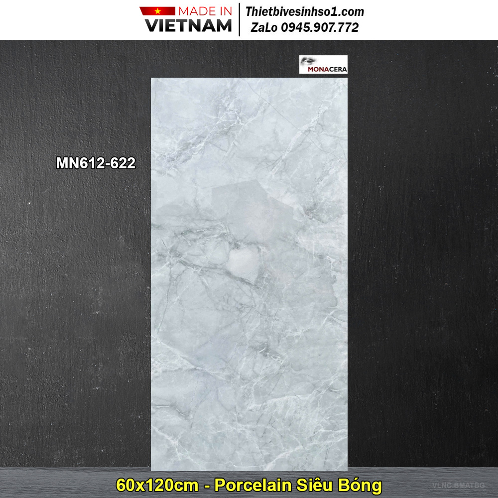 Gạch 60x120 Nice MN612-622 Vân Đá Xám