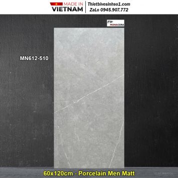 Gạch 60x120 Nice MN612-510 Vân Xám Ghi