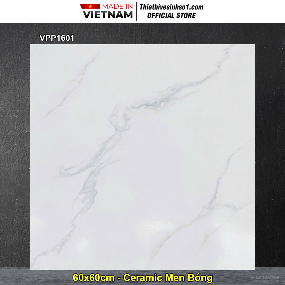 Gạch 60x60 Nice VPP1601 Trắng Khói
