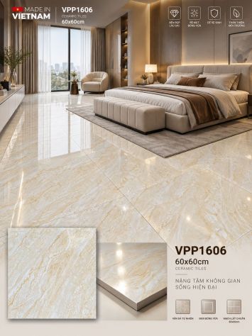 Gạch 60x60 Nice VPP1606 Vân Vàng