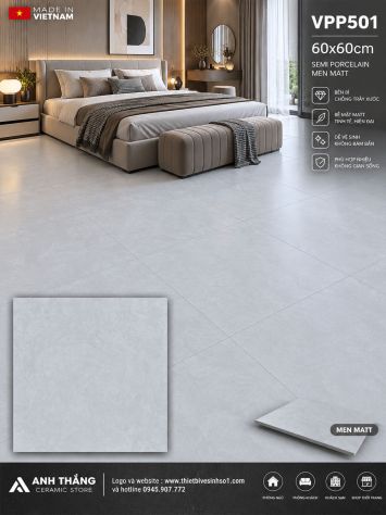 Gạch 60x60 Nice VPP501 Vân Xám